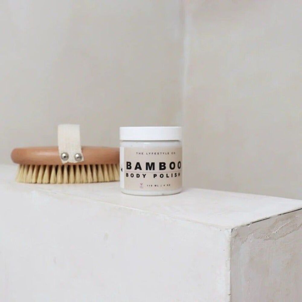 THE LIFESTYLE CO Women’s Bamboo Body Polish Exfoliating Skincare Treatment